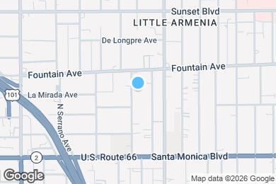 Map image of the property - 1250 N Kingsley Dr