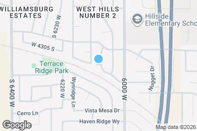 Map image of the property - 4342 S Jocelyn Way