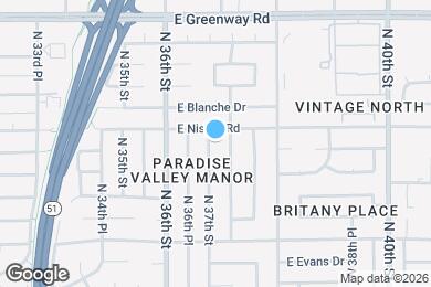 Map image of the property - 14837 N 37th St