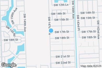Map image of the property - 14680 SW 17th St
