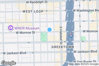 Map image of the property - 841 W Monroe St