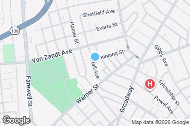 Map image of the property - 21 Hall Ave