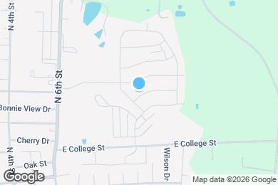 Map image of the property - 1106 Bullock Dr