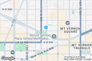 Map image of the property - 1001 L St NW