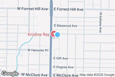 Map image of the property - 2807 N Dechman Ave