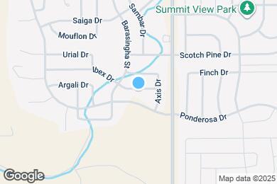 Map image of the property - 1107 Ibex Dr