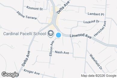 Map image of the property - 950 Ellison Ave