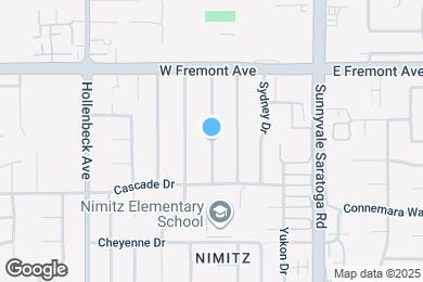 Map image of the property - 1363 Los Arboles Ave