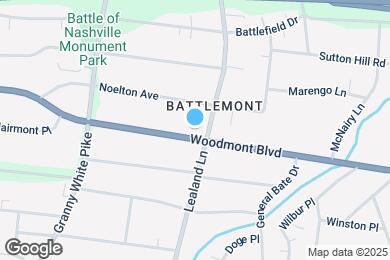Map image of the property - 1000B Woodmont Blvd