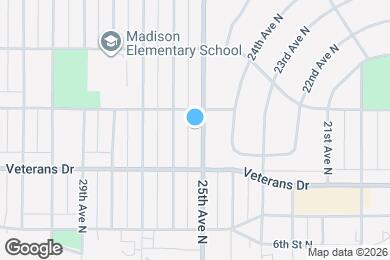 Map image of the property - 837 25th Ave N