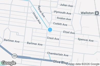 Map image of the property - 6636 Etzel Ave