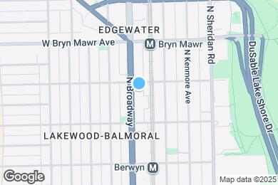 Map image of the property - 5449 N Broadway St