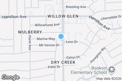 Map image of the property - 1771 Meridian Ave