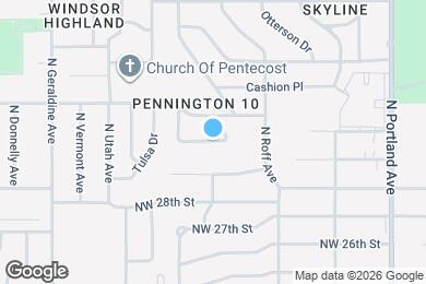 Map image of the property - 4036 NW 30th Ter