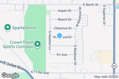 Map image of the property - 1643 Dogwood Dr
