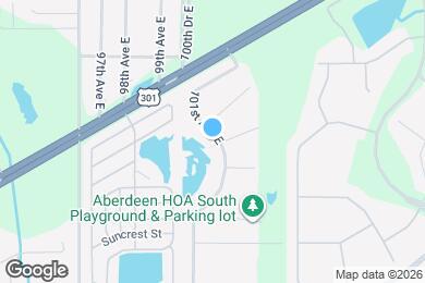 Map image of the property - 3807 101st Ave E