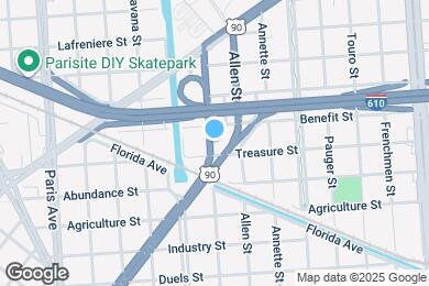 Map image of the property - 3119 New Orleans St