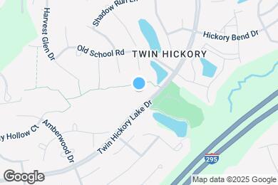 Map image of the property - 4610 Twin Hickory Lake Dr