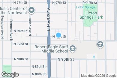 Map image of the property - 1125 N 93rd St