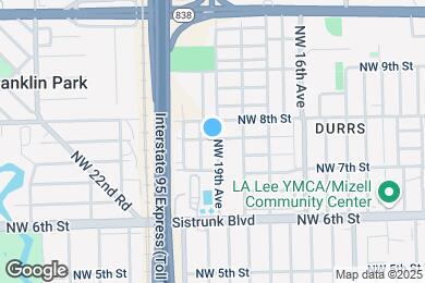 Map image of the property - 729 NW 19th Ave