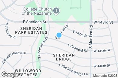 Map image of the property - 1928 E Stratford Rd