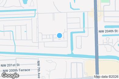 Map image of the property - 452 NW 203rd Terrace