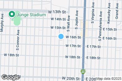 Map image of the property - 1611 S Pearl Ave