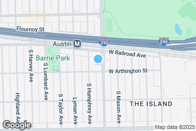 Map image of the property - 826 S Austin Blvd