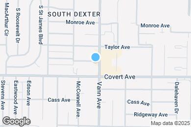 Map image of the property - 1551 Vann Ave