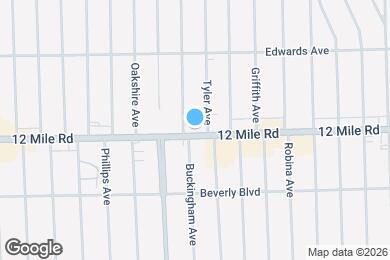 Map image of the property - 3376 12 Mile Rd