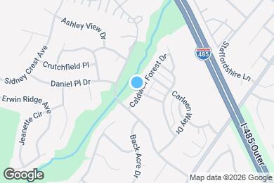 Map image of the property - 10129 Caldwell Forest Dr