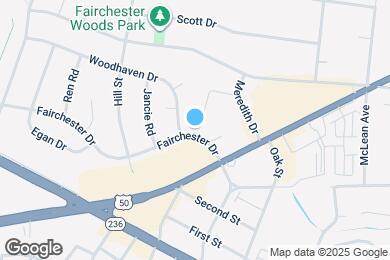 Map image of the property - 10830 Fairchester Dr