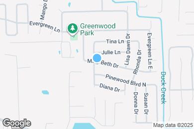 Map image of the property - 1670 Mary Beth Dr