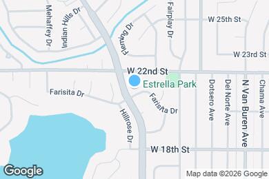 Map image of the property - 2341 Farisita Dr