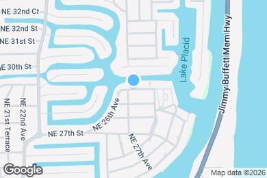 Map image of the property - 2713 NE 28th Ct