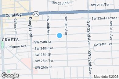 Map image of the property - 3461 SW 24th St