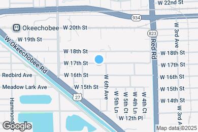 Map image of the property - 628 W 17th St