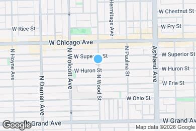 Map image of the property - 708 N Wood St