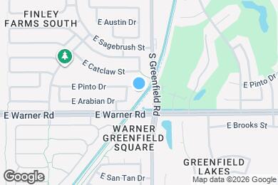 Map image of the property - 2361 E Pinto Dr