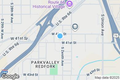 Map image of the property - 2207 W 41st St