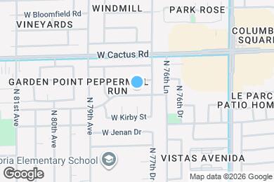 Map image of the property - 7748 W Cherry Hills Dr