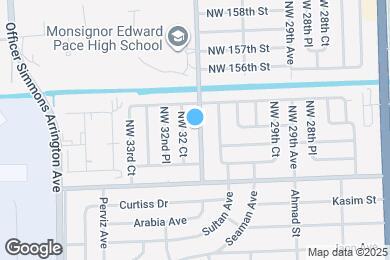 Map image of the property - 15300 NW 32nd Ave