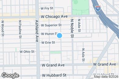 Map image of the property - 1448 W Erie St