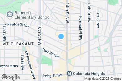 Map image of the property - 1417 Newton St NW