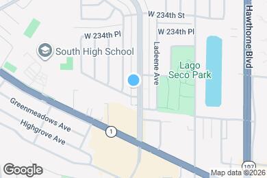 Map image of the property - 23621 Anza Ave