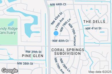 Map image of the property - 4095 NW 79th Ave