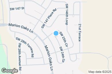 Map image of the property - 15034 SW 24th Cir