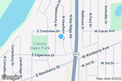 Map image of the property - 817 N Hawthorne Dr