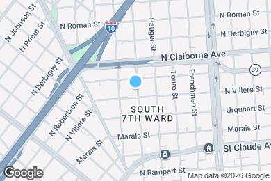 Map image of the property - 1414 St Anthony St