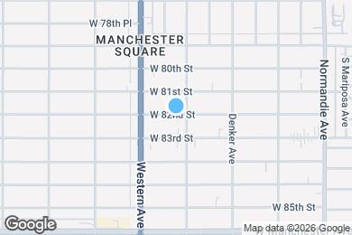Map image of the property - 1712 W 82nd St